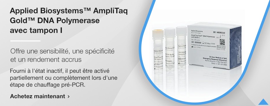 Applied Biosystems™ AmpliTaq Gold™ DNA Polymerase avec tampon I